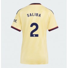Arsenal William Saliba #2 Tredje Tröja Dam 2026-27 Korta ärmar